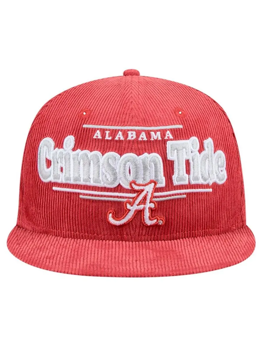 New Era Мужская кепка-снепбек Crimson Alabama Crimson Tide Display 9FIFTY — изображение 5 из 5, красный