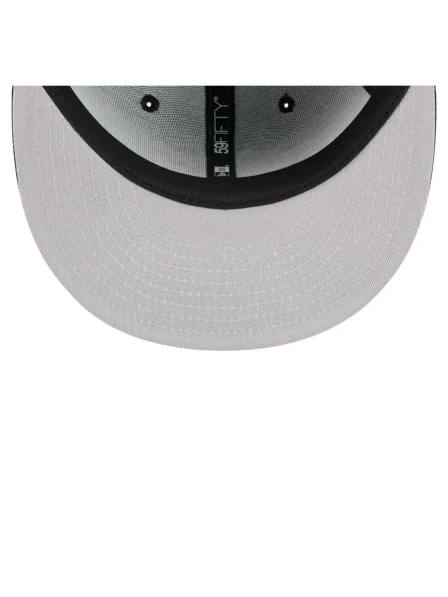 New Era Мужская черная бейсболка Washington Capitals Faded Lines 59FIFTY Fitted Hat — изображение 5 из 5, черный