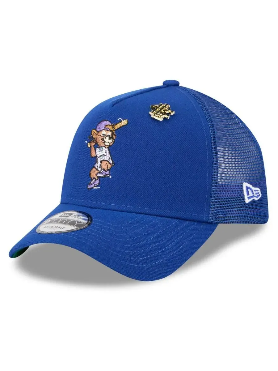 Мужская регулируемая бейсболка Royal Chicago Cubs 2025 Big League Chew A-Frame 9FORTY New Era