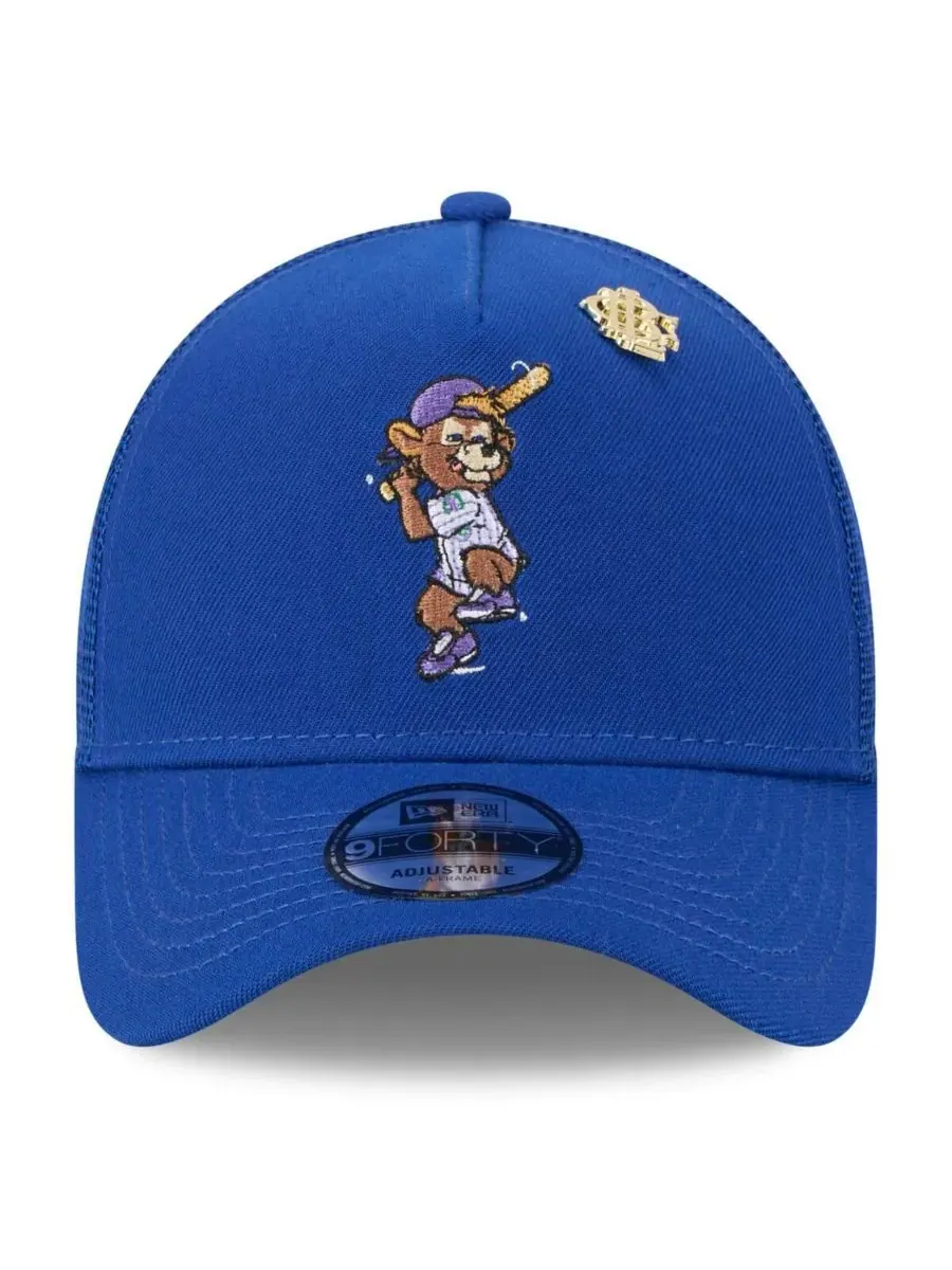 Мужская регулируемая бейсболка Royal Chicago Cubs 2025 Big League Chew A-Frame 9FORTY New Era — изображение 3 из 4