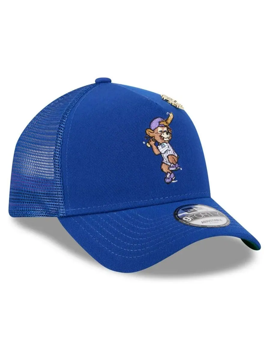Мужская регулируемая бейсболка Royal Chicago Cubs 2025 Big League Chew A-Frame 9FORTY New Era — изображение 4 из 4