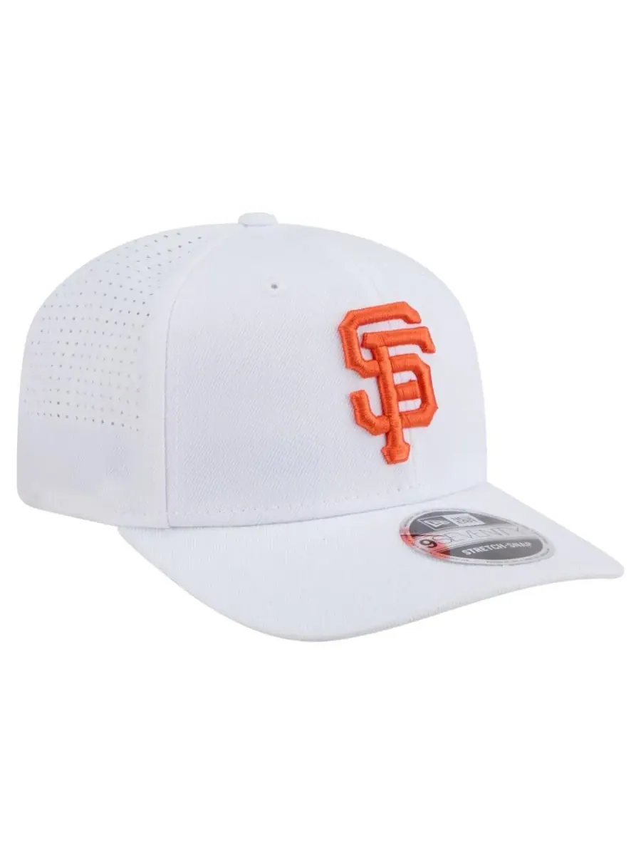 New Era Мужская белая регулируемая кепка San Francisco Giants COOLERA 9SEVENTY — изображение 4 из 5, белый