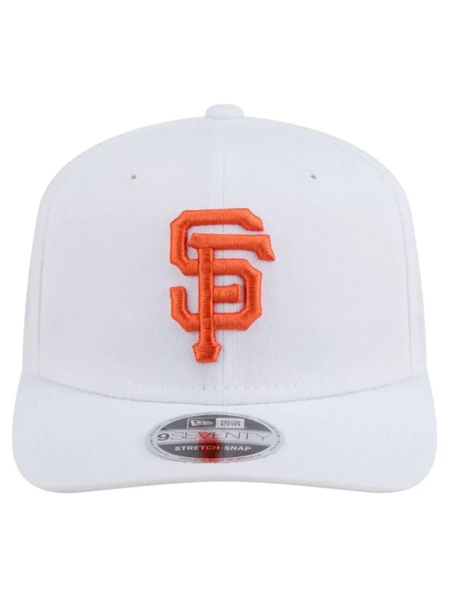 New Era Мужская белая регулируемая кепка San Francisco Giants COOLERA 9SEVENTY — изображение 5 из 5, белый