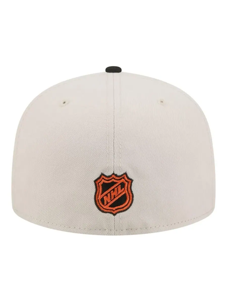 Кепка New Era Anaheim Ducks Localized City Icon 59FIFTY — изображение 4 из 5, бежевый черный