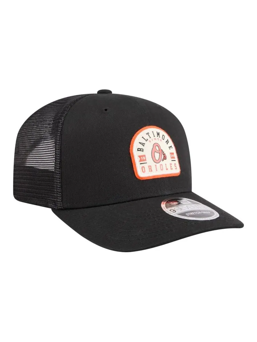 Бейсболка New Era Baltimore Orioles Alternate Logo Contest 9SEVENTY — изображение 3 из 4, черный