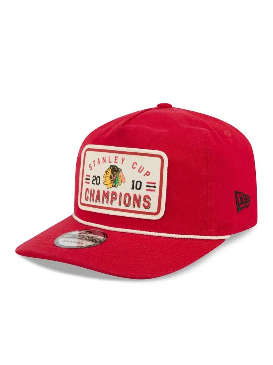 Кепка с принтом Throwback Stanley Cup Champions Side Patch 19TWENTY New Era — изображение 3 из 5, красный