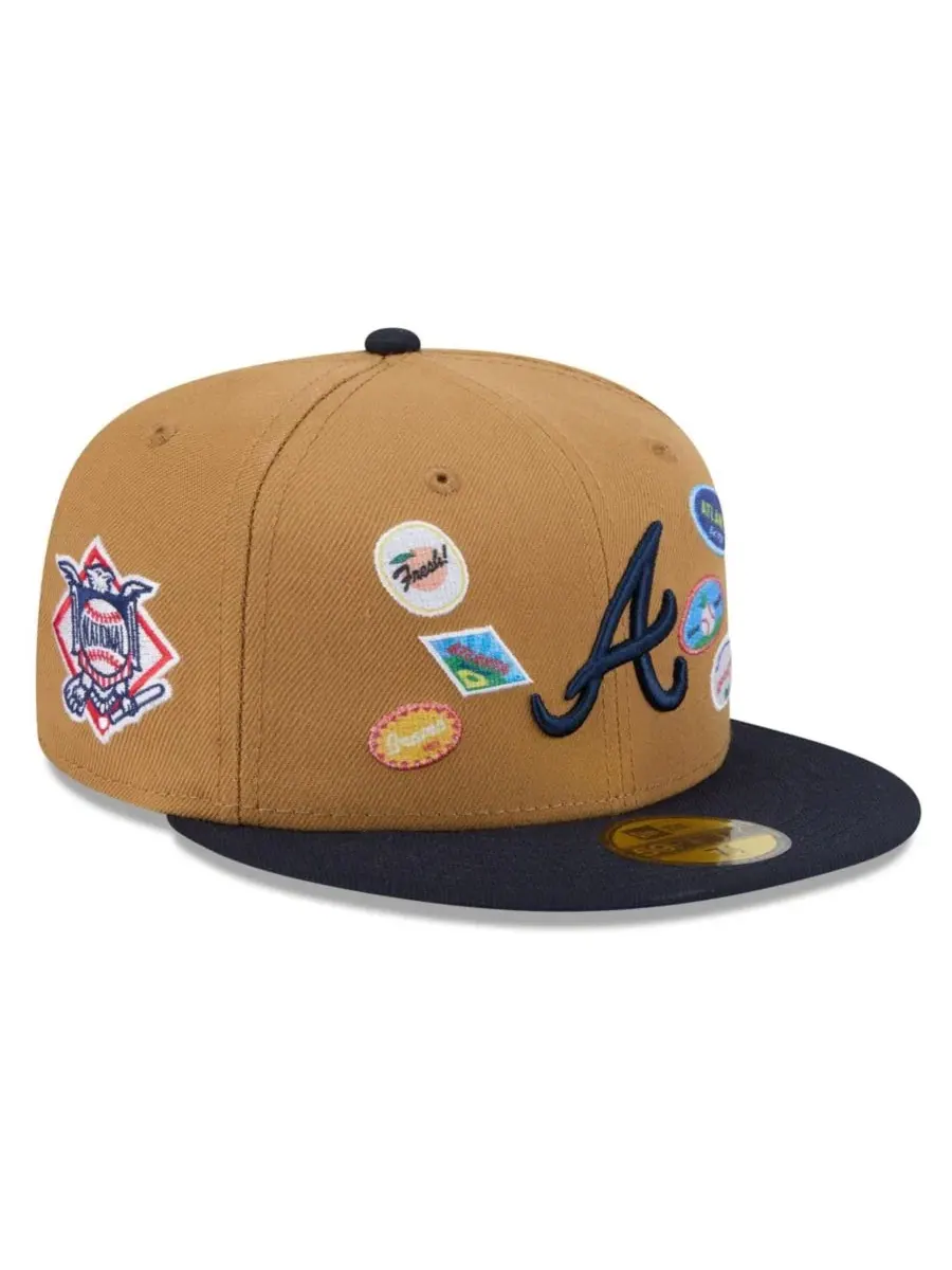 Кепка New Era Atlanta Braves Fruit Sticker 59FIFTY Fitted