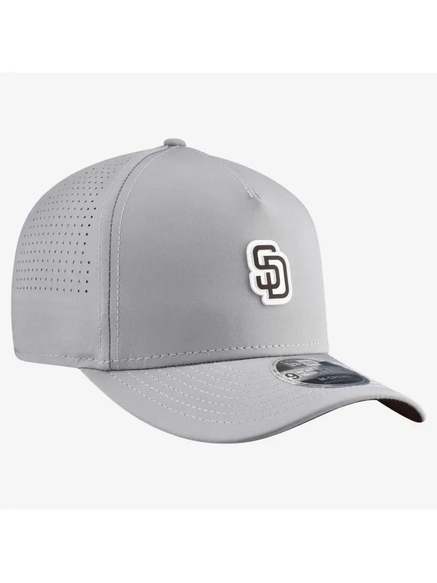 Бейсболка New Era San Diego Padres Micro Logo 9FORTY M-Crown A-Frame — изображение 3 из 5, серый