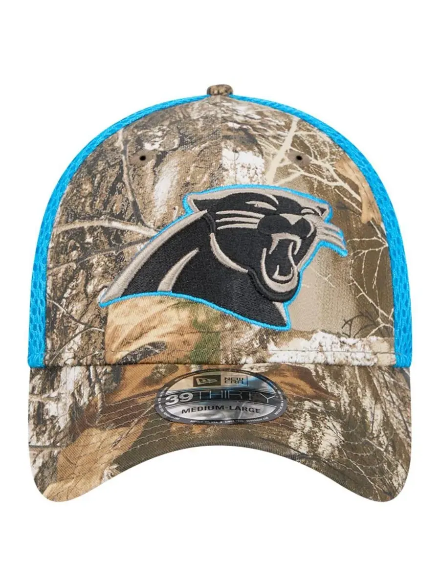 Кепка с вышитым логотипом Carolina Panthers, Realtree Camo — изображение 4 из 4, синий