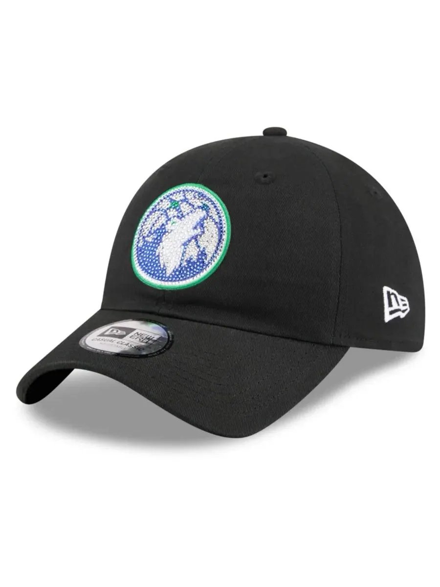 Кепка с вышивкой Minnesota Timberwolves с пайетками New Era