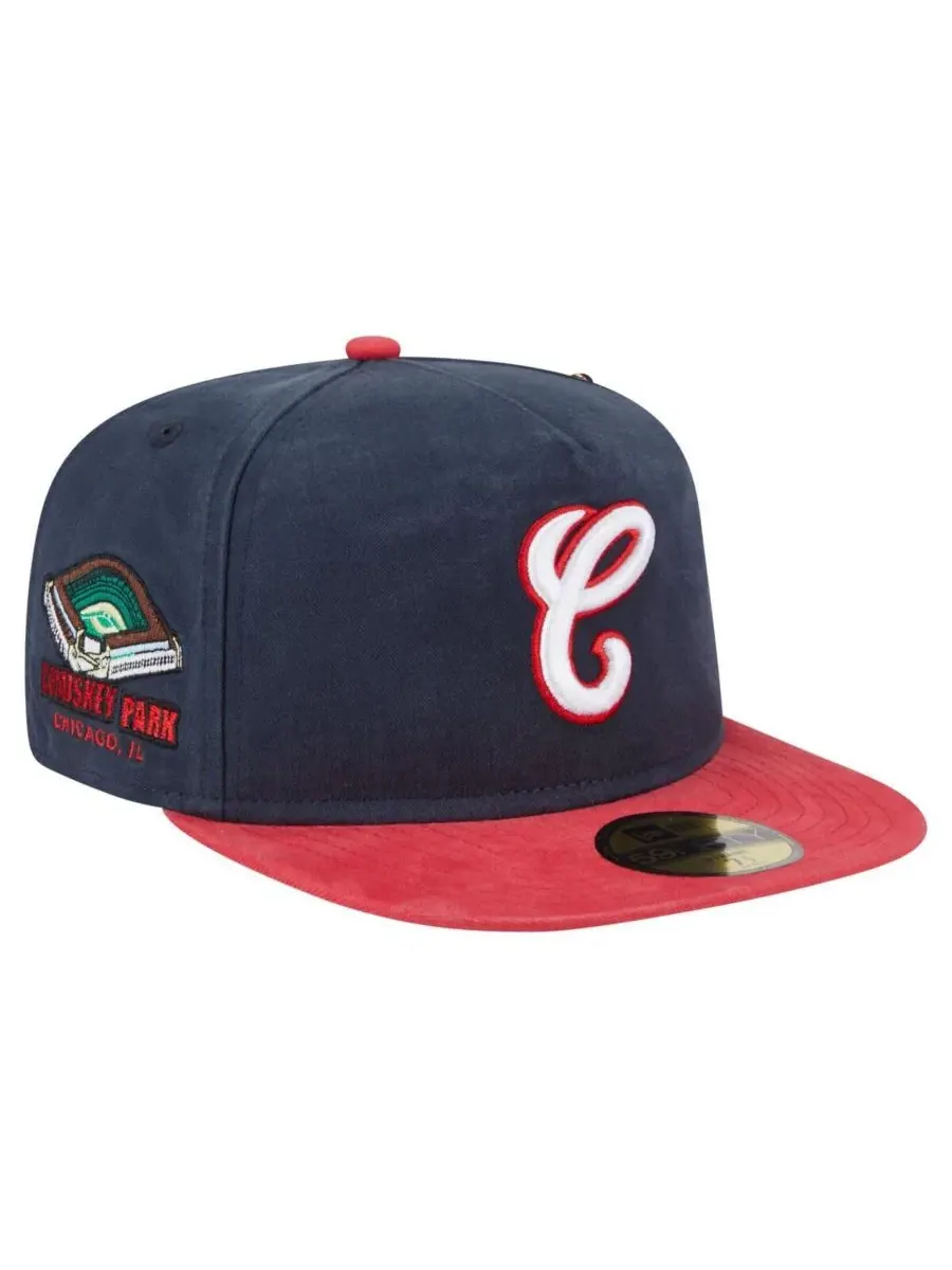 New Era Мужская темно-синяя бейсболка Chicago White Sox Championship Side Flag A-Frame 59FIFTY