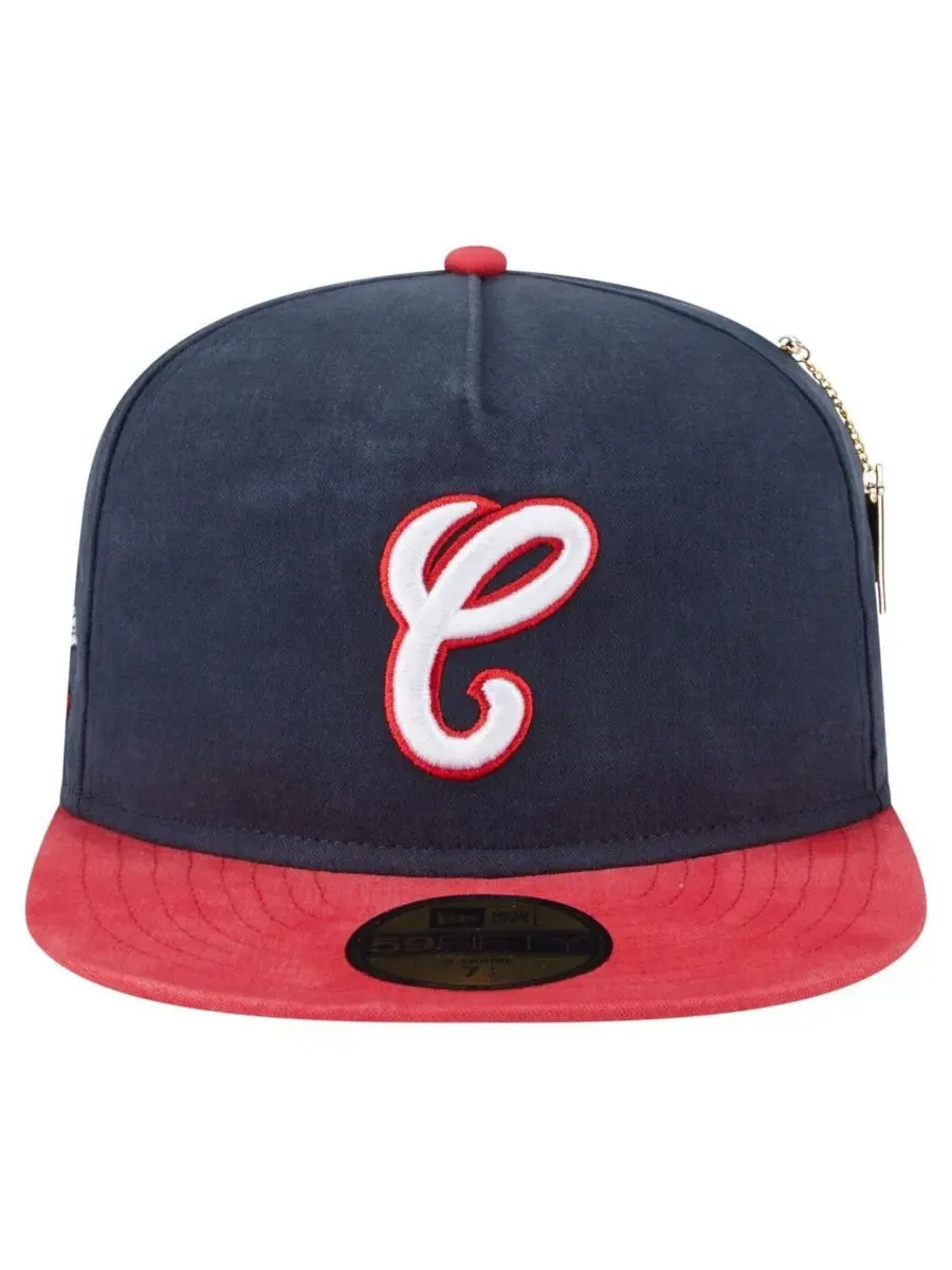 New Era Мужская темно-синяя бейсболка Chicago White Sox Championship Side Flag A-Frame 59FIFTY — изображение 4 из 4