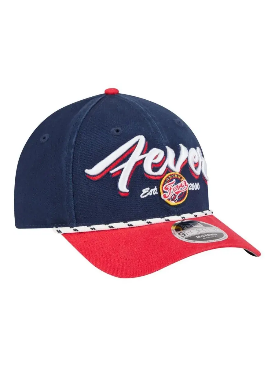 Мужская и женская кепка Indiana Fever Team Loyal Script Two-Tone M-Crown 9FORTY с регулируемой — изображение 3 из 5