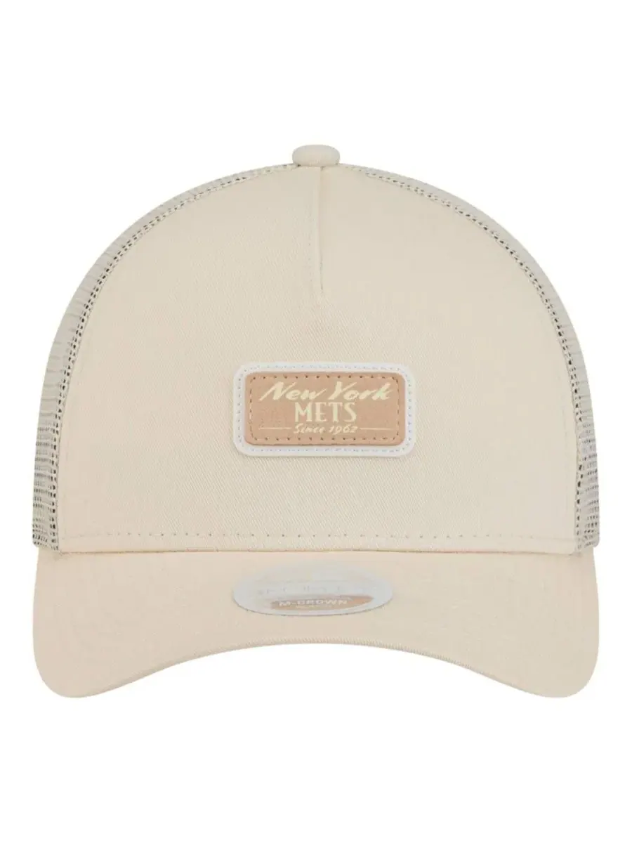 Кепка-тракер New York Mets Tonal Patch 9FORTY M-Crown A-Frame New Era — изображение 2 из 5, светлый бежевый