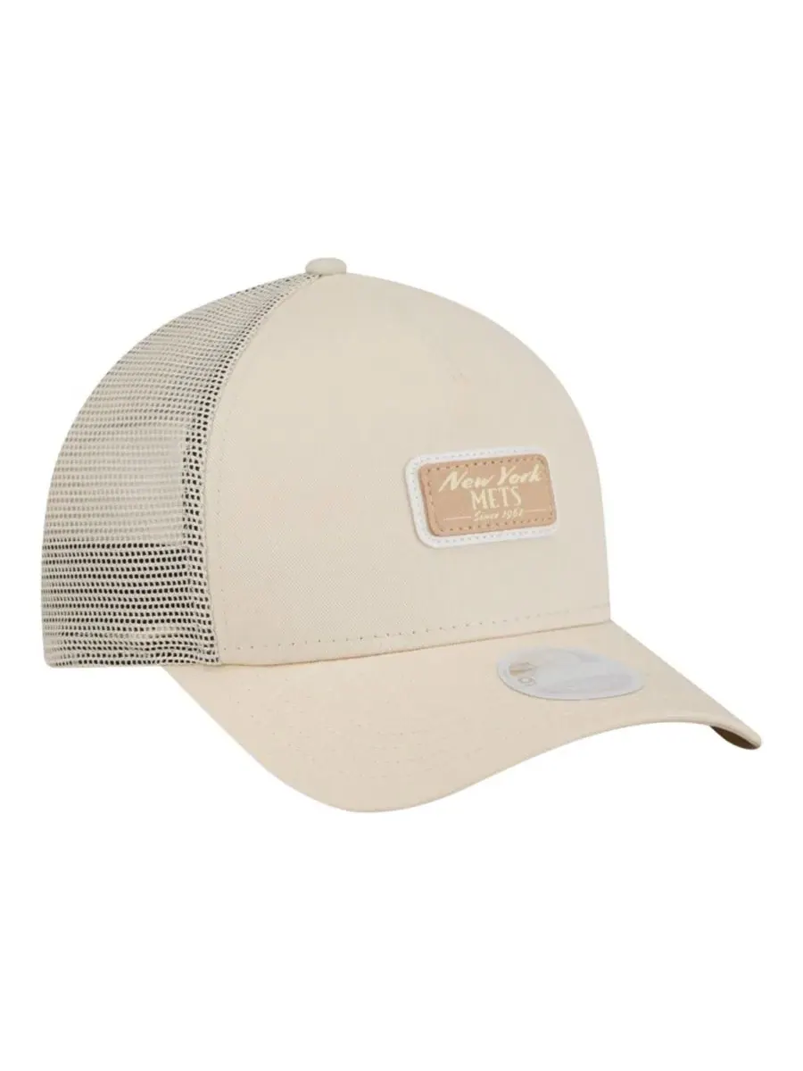 Кепка-тракер New York Mets Tonal Patch 9FORTY M-Crown A-Frame New Era — изображение 3 из 5, светлый бежевый