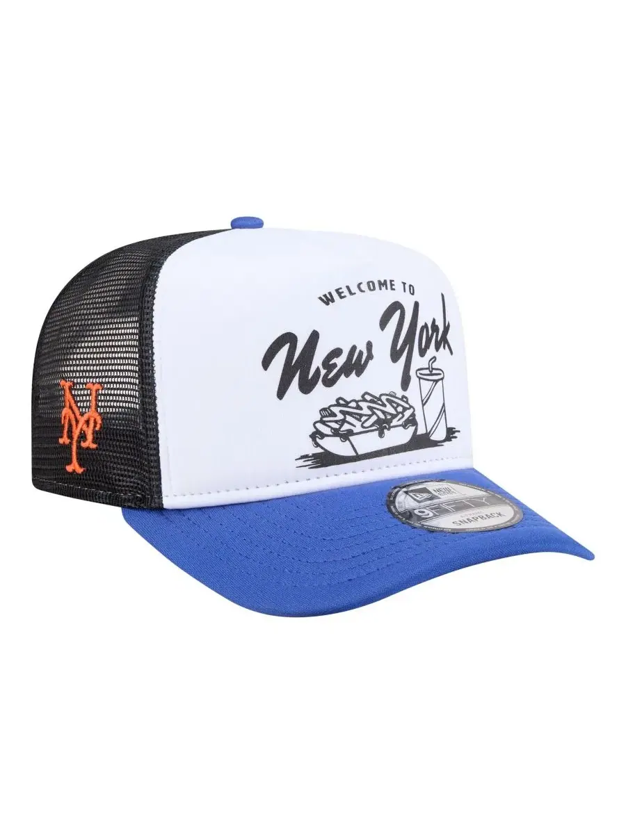 Кепка-тракер с высокой тульей, с сетчатыми вставками, с принтом, Foodie A-Frame 9FIFTY Trucker