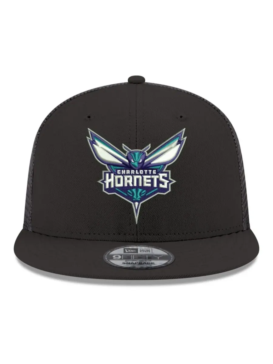 Кепка-снэпбек с вышивкой Core Logo Meshback 9FIFTY New Era — изображение 4 из 4, черный