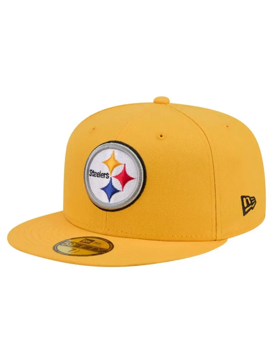Кепка с высокой тульей и плоским козырьком Pittsburgh Steelers New Era