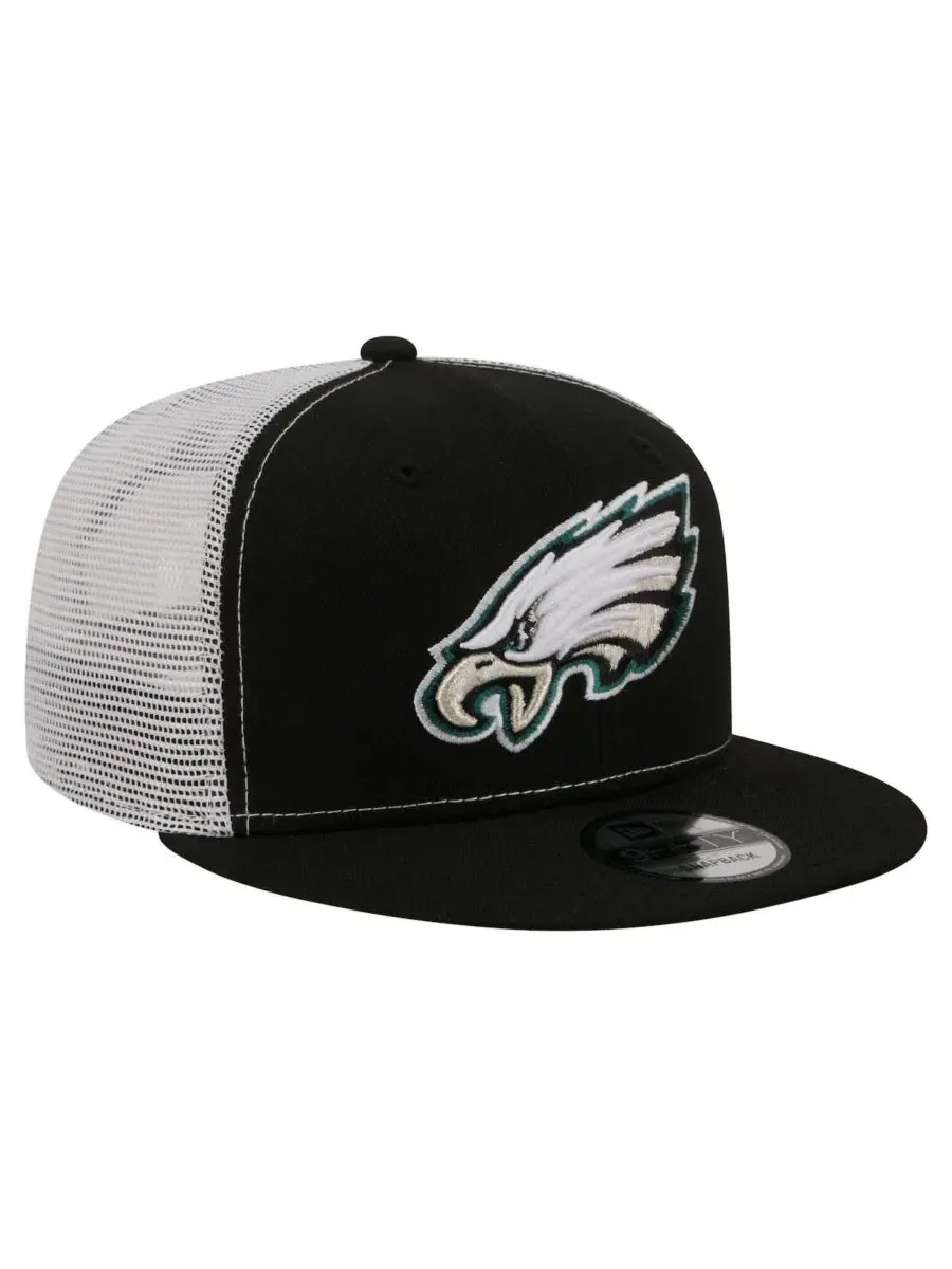 Кепка-снапбек с вышивкой Philadelphia Eagles New Era — изображение 3 из 5, черный