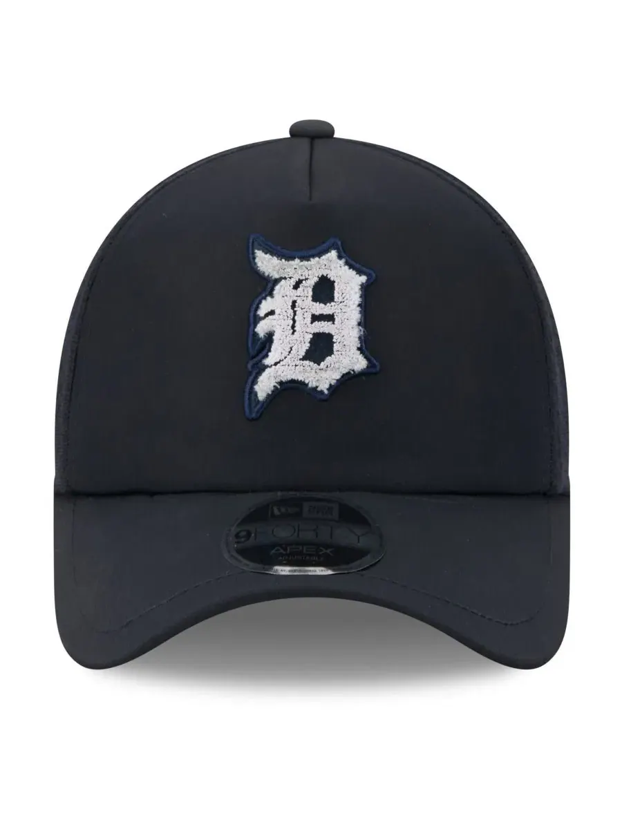 Кепка New Era 9FORTY Apex Adjustable Hat с вышивкой Detroit Tigers — изображение 2 из 5, темно-синий