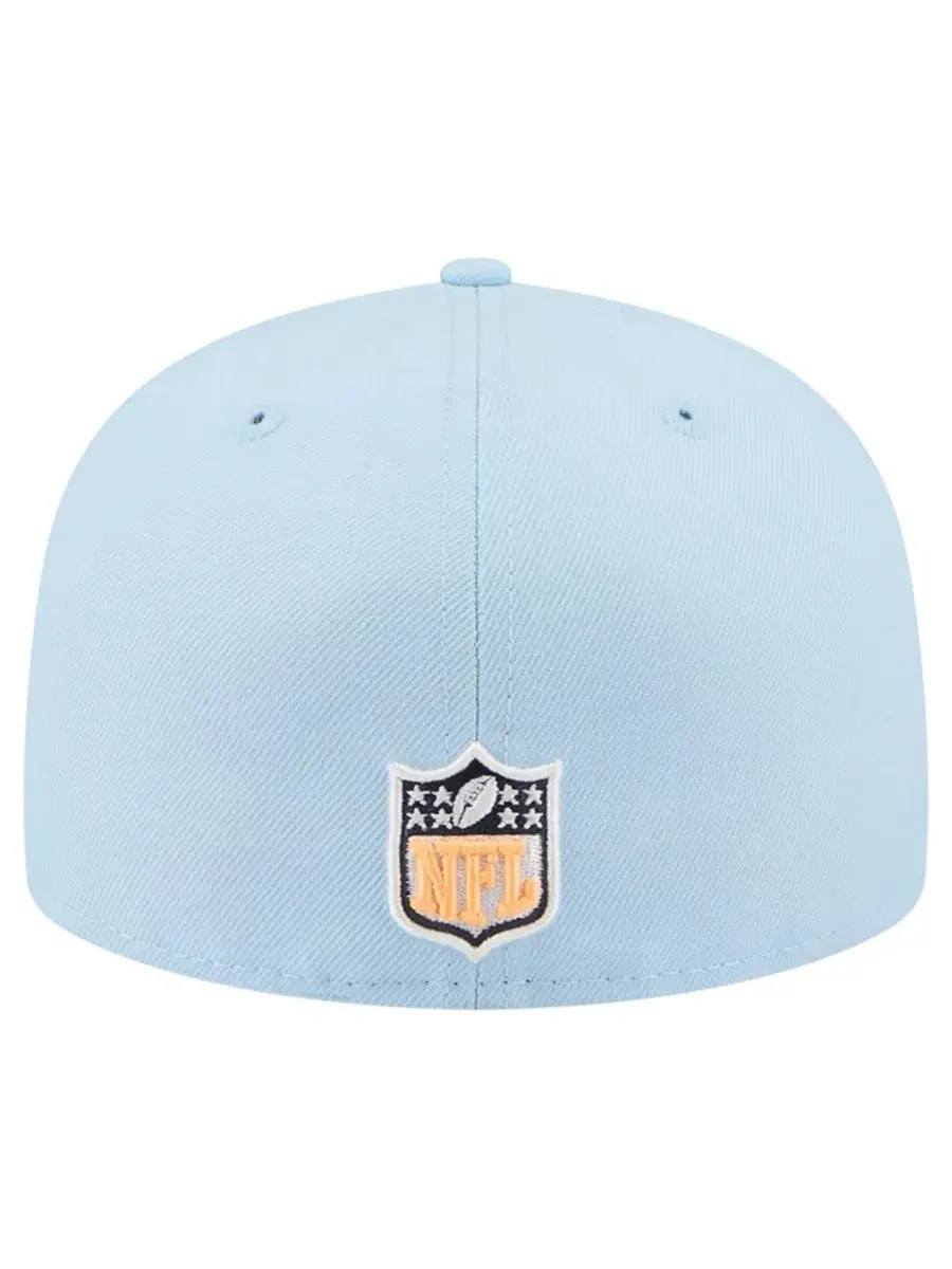 Кепка с высокой тульей Coastal Blue Buffalo Bills 59FIFTY New Era — изображение 4 из 5, синий