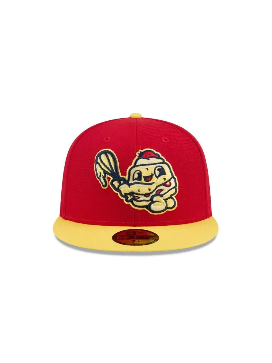 New Era Мужская красная кепка Binghamton Rumble Ponies Theme Nights 59FIFTY — изображение 4 из 4, красный