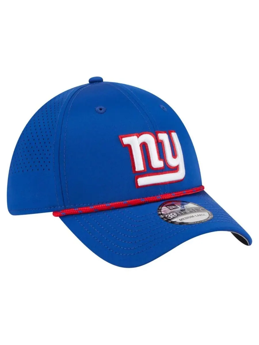Мужская перфорированная бейсболка Royal New York Giants 39THIRTY Flex Hat New Era — изображение 4 из 5, королевский