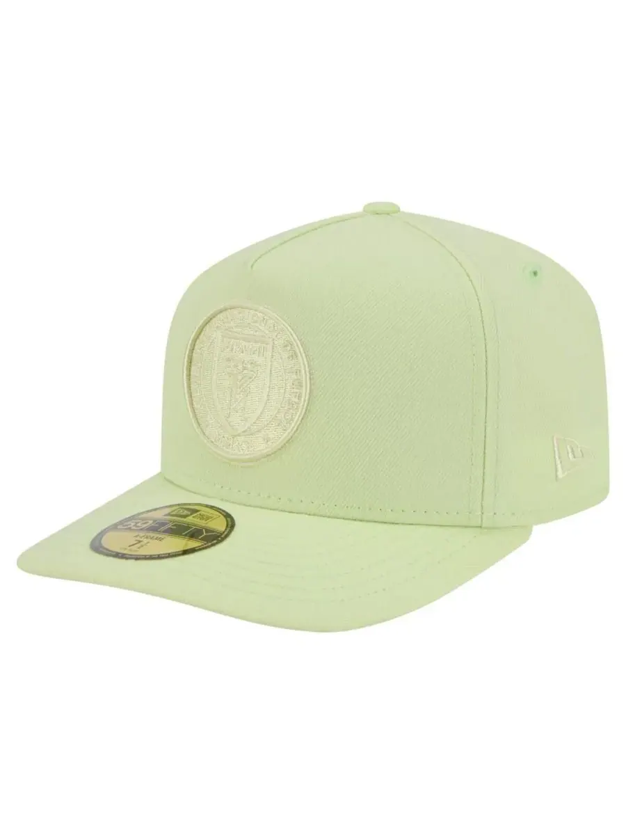 New Era Мужская зеленая кепка Inter Miami CF Color Pack A-Frame 59FIFTY Fitted Hat