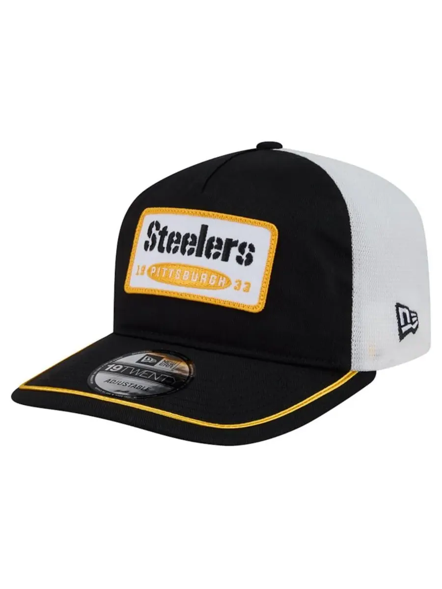 New Era Мужская регулируемая кепка с нашивкой Pittsburgh Steelers 19TWENTY