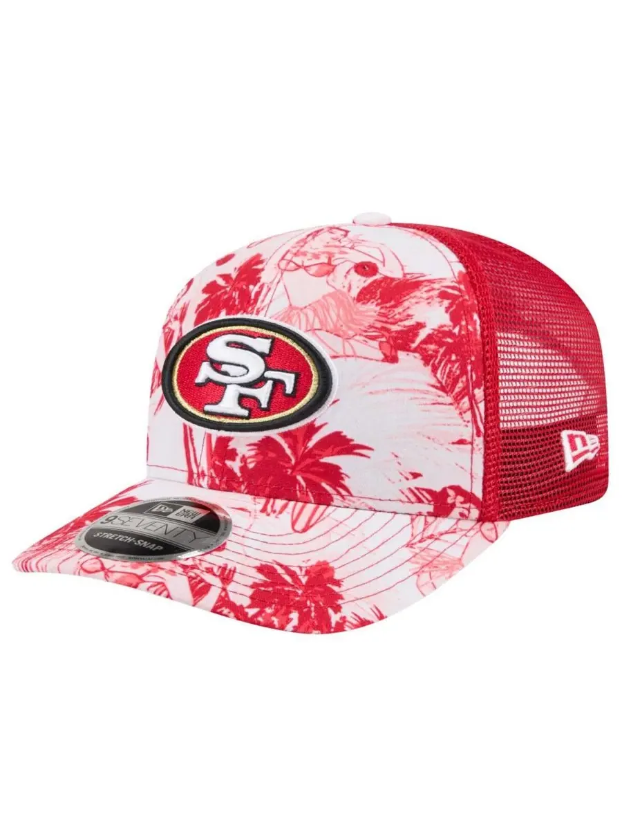Мужская алая регулируемая кепка-тракер San Francisco 49ers Hula 9SEVENTY New Era