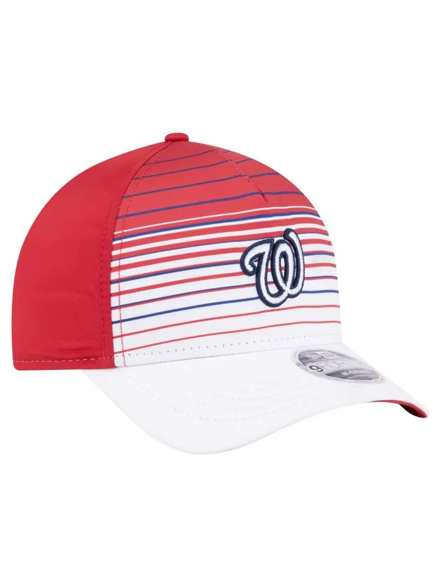 New Era Мужская красная бейсболка Washington Nationals Gradient 9FORTY с регулируемой высотой тульи — изображение 2 из 4