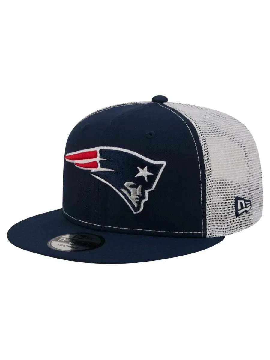 Кепка-снапбек с высокой тульей, с сеткой, с вышитым логотипом New England Patriots New Era