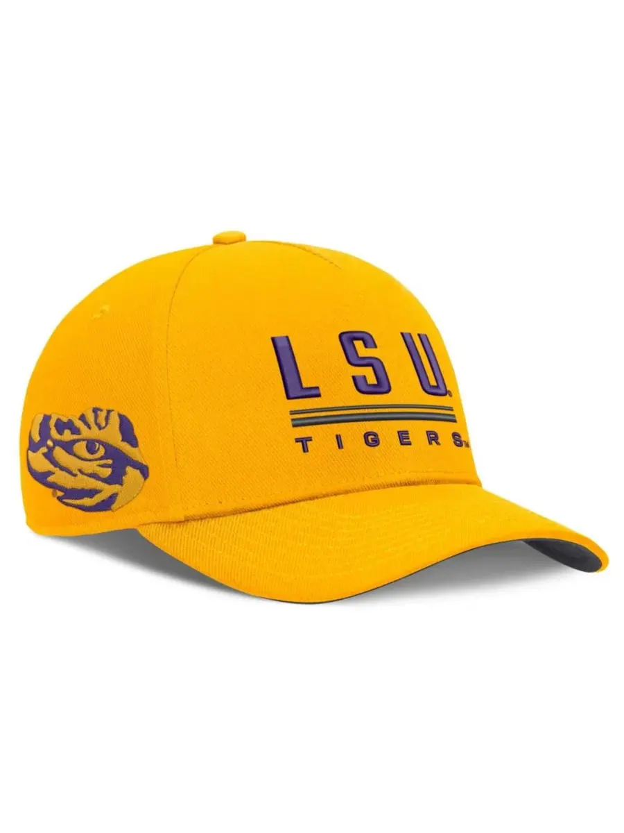 Бейсболка Nike LSU Tigers 2026 Sideline Dri-FIT Rise Adjustable Hat — изображение 3 из 3, золото