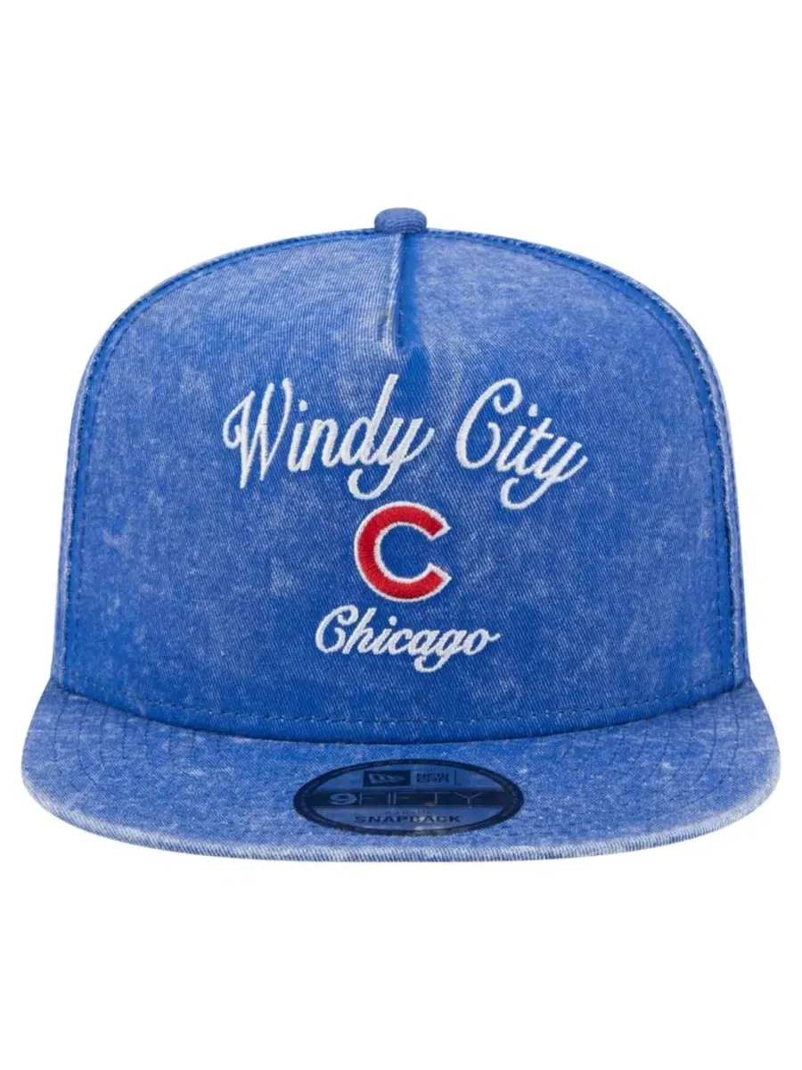 Кепка New Era Chicago Cubs с вышивкой — изображение 2 из 7, королевский