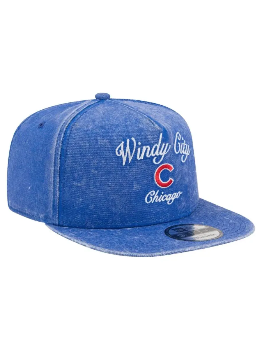Кепка New Era Chicago Cubs с вышивкой — изображение 3 из 7, королевский