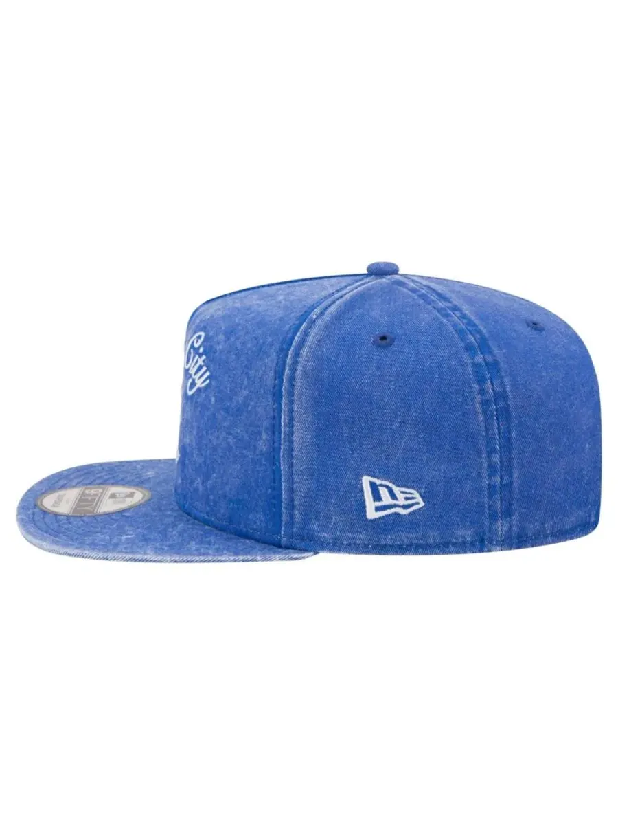 Кепка New Era Chicago Cubs с вышивкой — изображение 6 из 7, королевский
