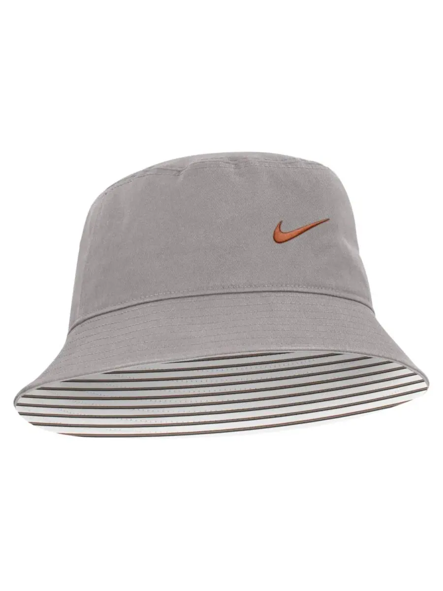 Панама из хлопка с вышивкой Texas Longhorns Primetime Apex Nike — изображение 2 из 2, серый