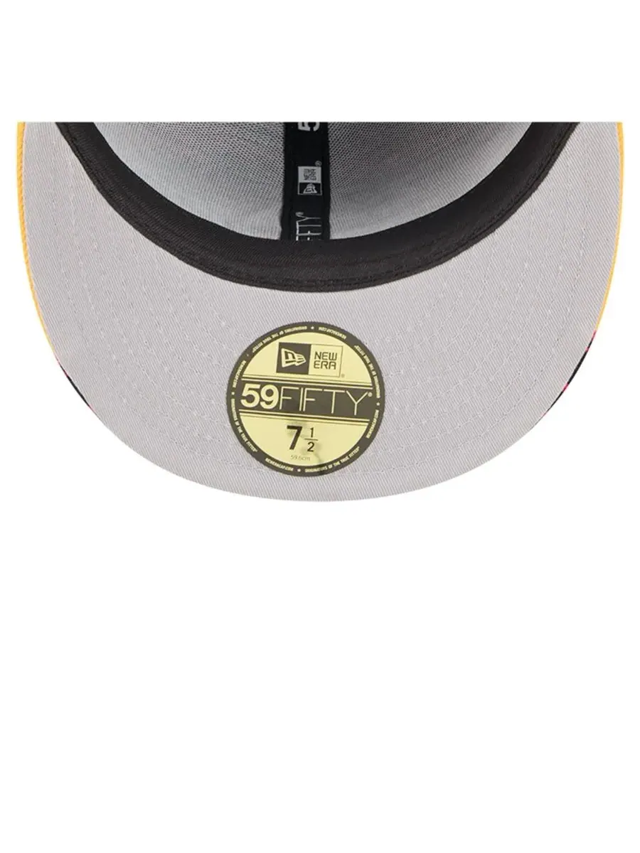 New Era Мужская кепка Pittsburgh Steelers Break 59FIFTY черно-золотого цвета — изображение 2 из 5, черный золотистый
