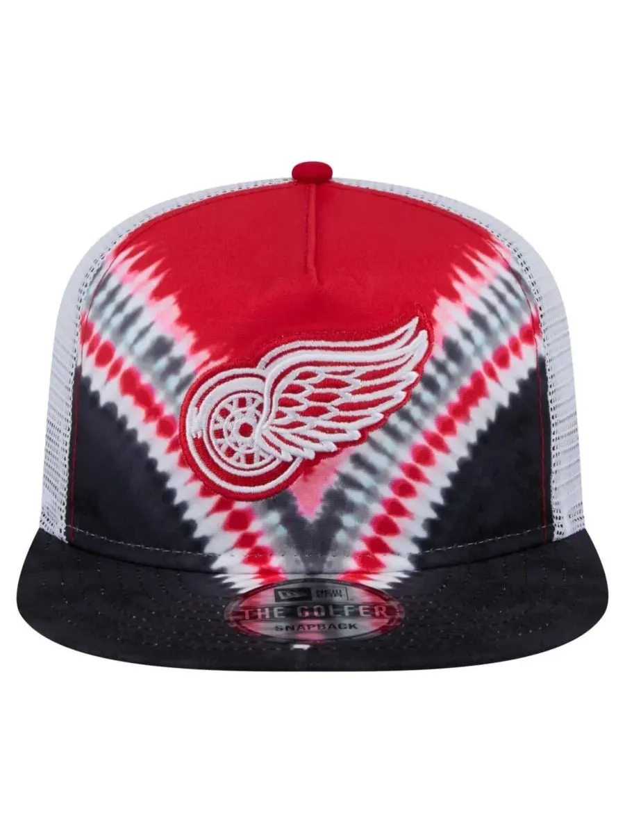 New Era Мужская регулируемая бейсболка Detroit Red Wings в стиле ретро с V-образным рисунком — изображение 2 из 4