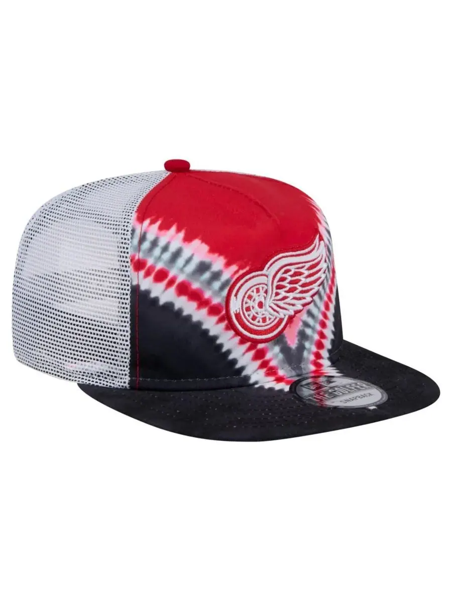 New Era Мужская регулируемая бейсболка Detroit Red Wings в стиле ретро с V-образным рисунком — изображение 3 из 4
