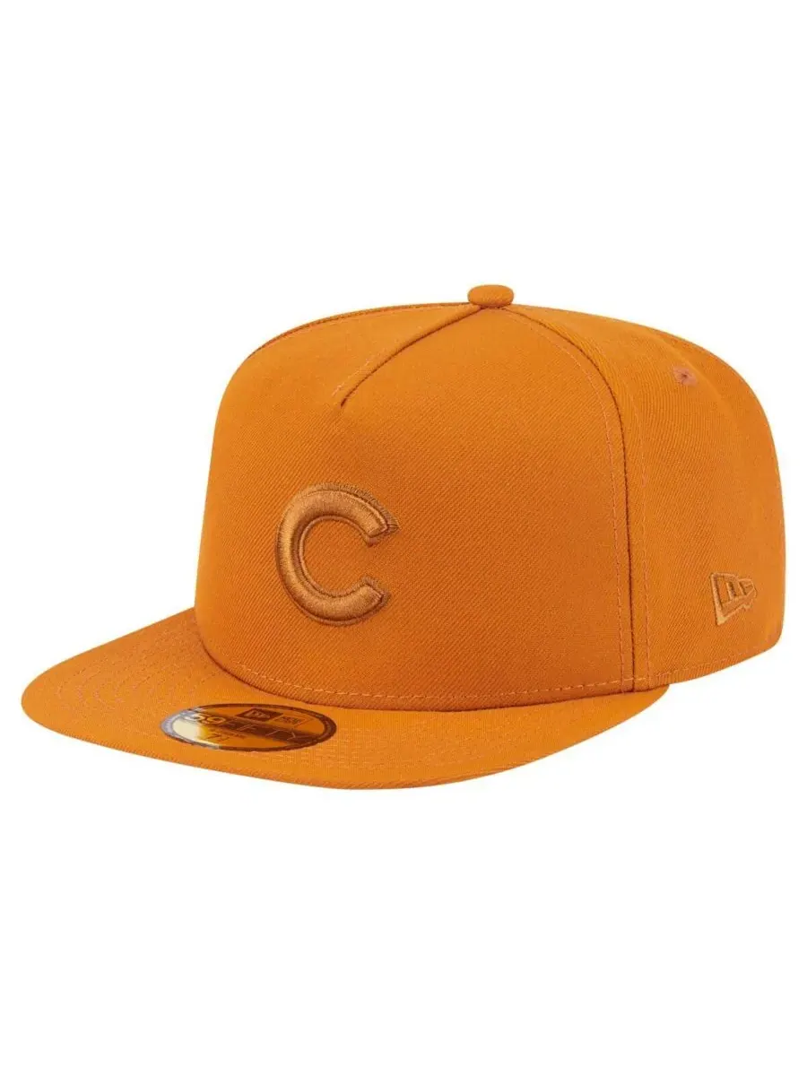 New Era Мужская оранжевая бейсболка Chicago Cubs Color Pack A-Frame 59FIFTY Fitted Hat
