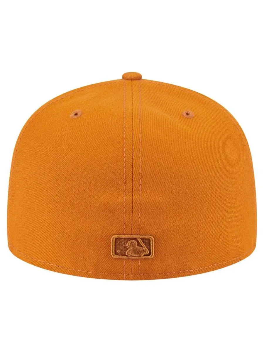 New Era Мужская оранжевая бейсболка Chicago Cubs Color Pack A-Frame 59FIFTY Fitted Hat — изображение 2 из 4, оранжевый