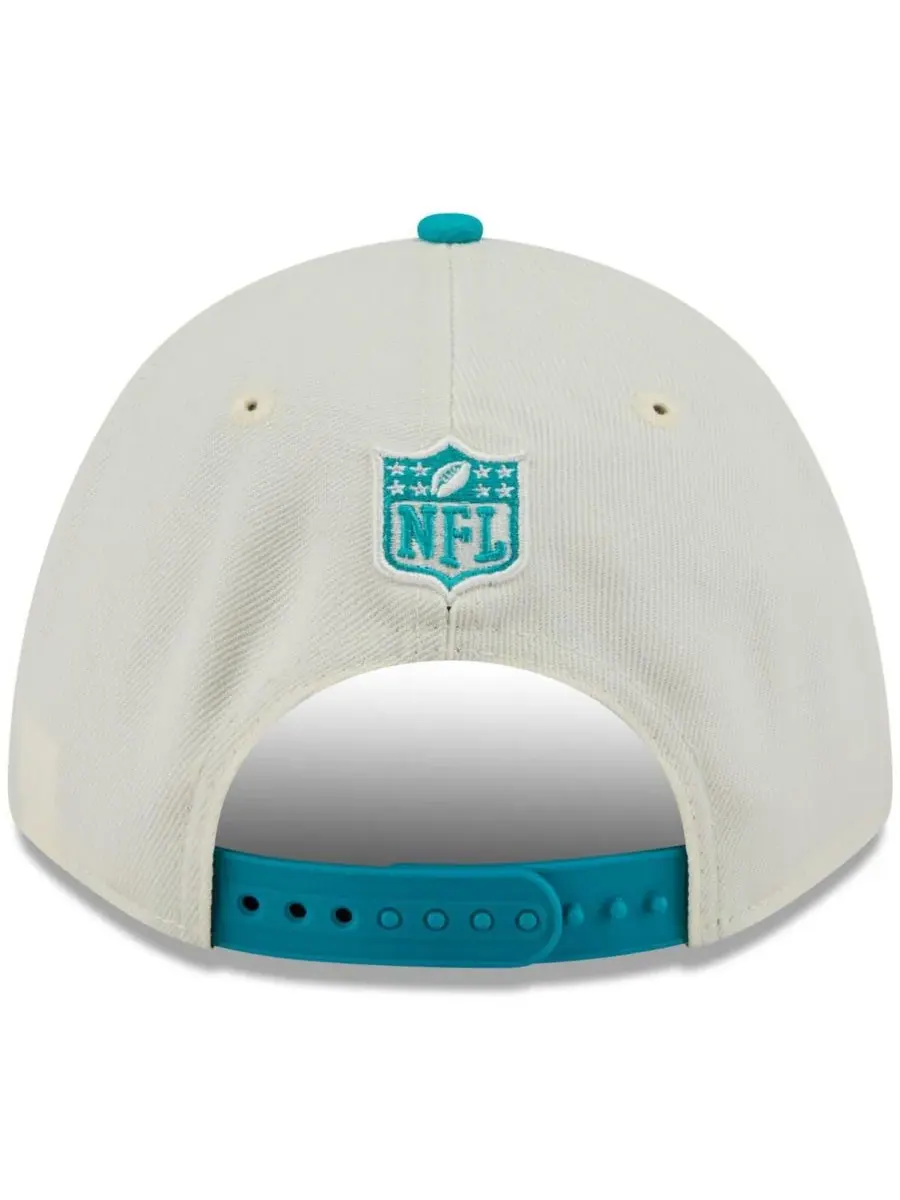 New Era Мужская кепка 9FORTY A-Frame M-Crown с регулируемой высотой, кремово-бирюзового цвета, с — изображение 4 из 5