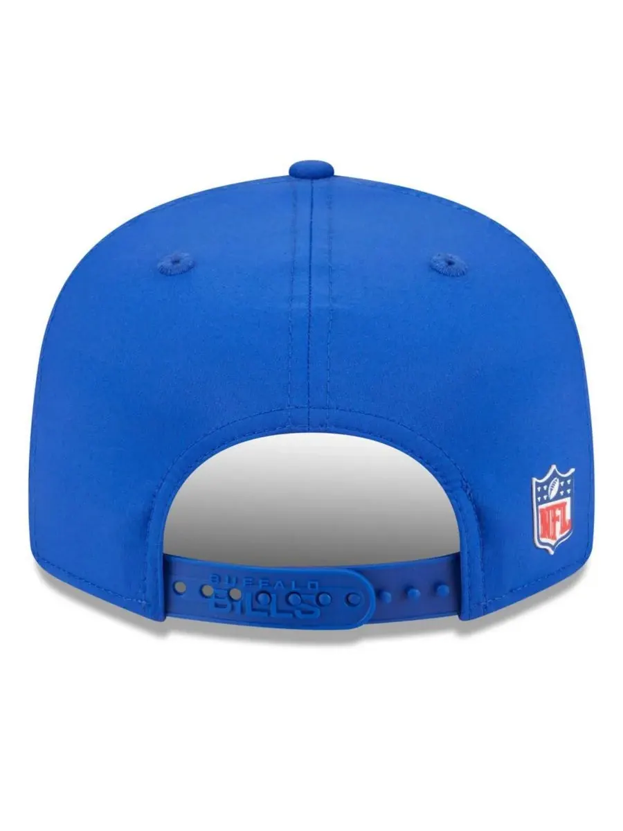 Мужская бейсболка Royal Buffalo Bills 2025 Sideline Split Panel 9FIFTY Snapback New Era — изображение 3 из 5, королевский