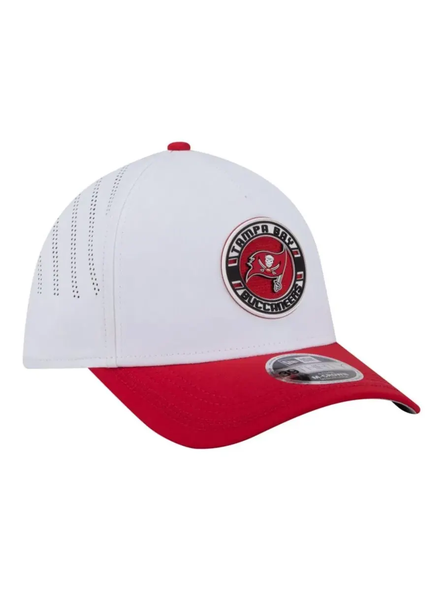 Кепка New Era с принтом Tampa Bay Buccaneers, M-Crown — изображение 3 из 5, белый красный