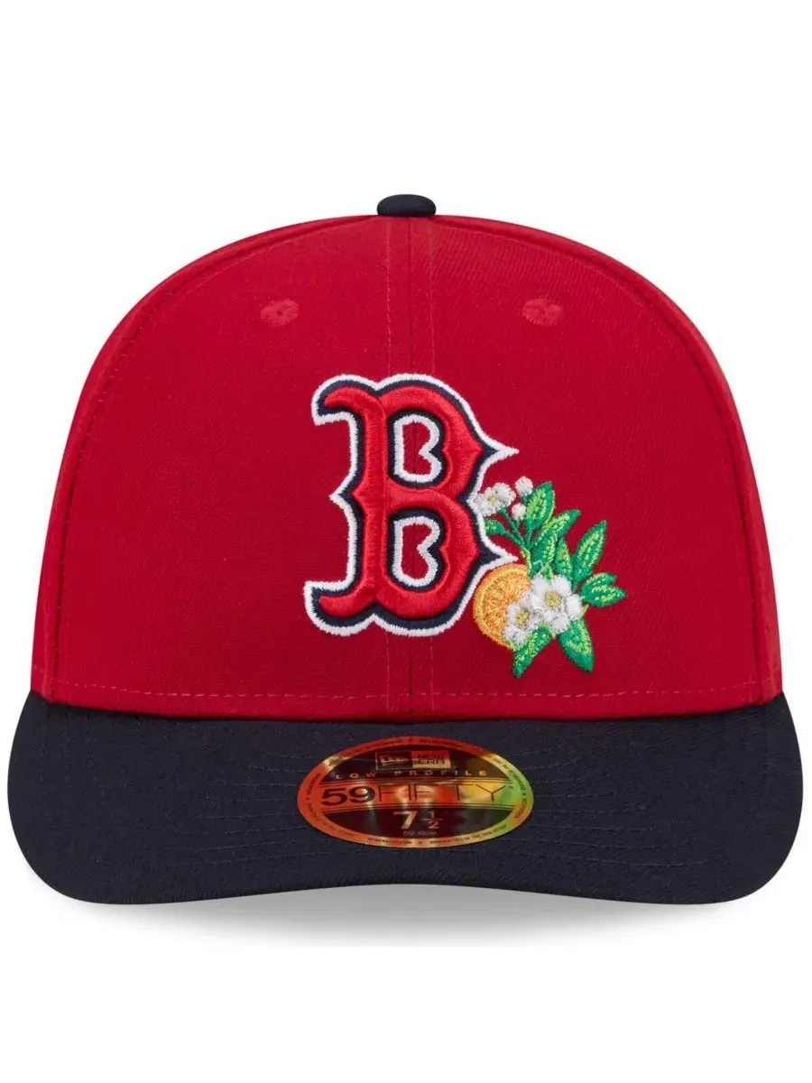 Кепка New Era 2026 Spring Training Low Profile 59FIFTY — изображение 2 из 4, красный темно-синий