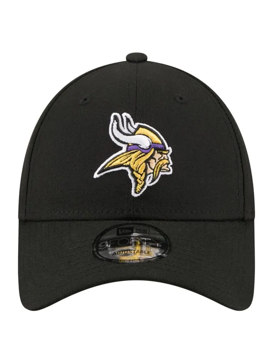 Кепка с вышитым логотипом Minnesota Vikings New Era — изображение 2 из 5, черный