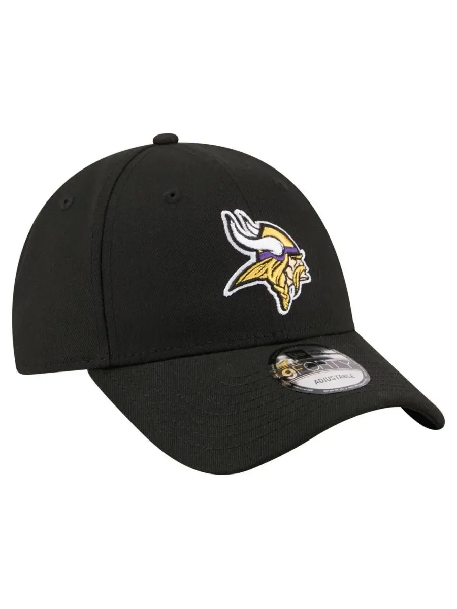 Кепка с вышитым логотипом Minnesota Vikings New Era — изображение 3 из 5, черный