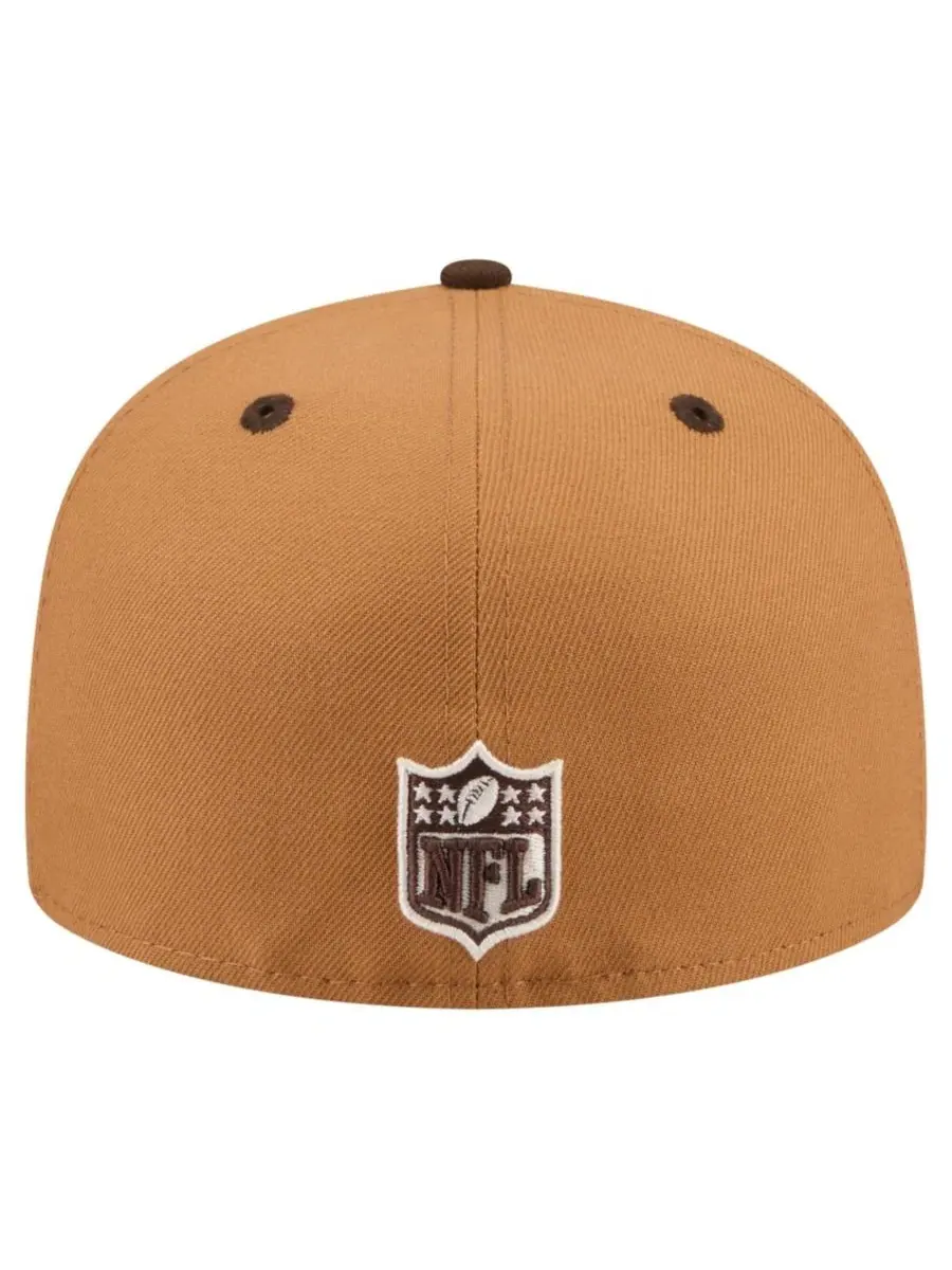 Кепка New Era 59FIFTY Miami Dolphins Two-Tone Walnut — изображение 4 из 5