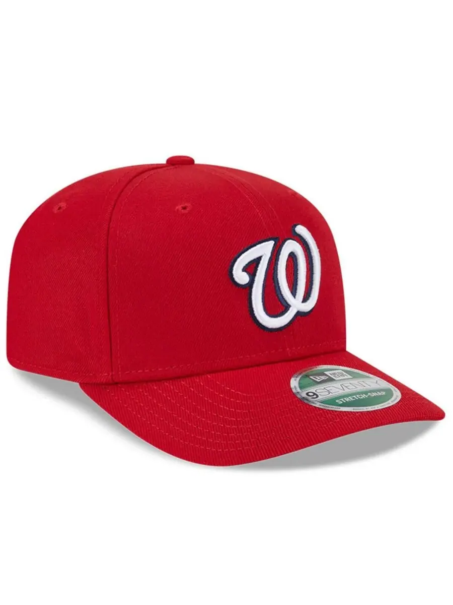 New Era Мужская красная бейсболка Washington Nationals Player Replica 9SEVENTY с регулируемым